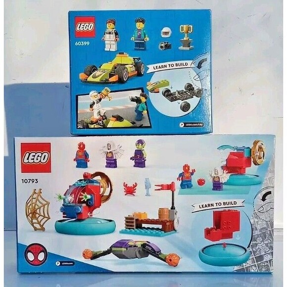 Lot of 2 Lego Sets (Lego Marvel 10793 & Lego City 60399). For Kids Ages 4+ - Picture 2 of 16